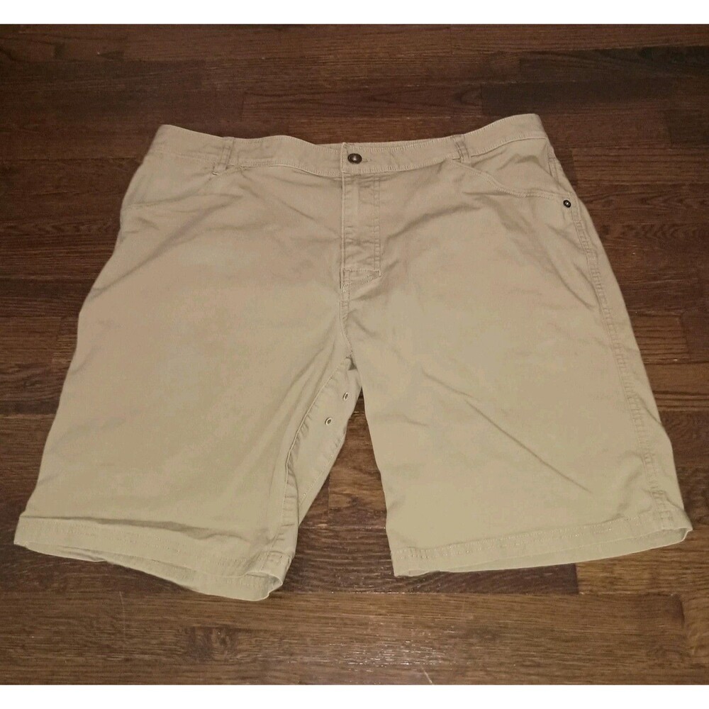prAna Cargo Shorts Mens 36 Outdoor Hiking Light Brown Beige Tan M31191499